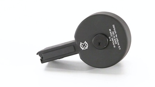 X-Products X-15 M16/AR-15 .223 Remington/5.65 NATO Drum Magazine 50 Rounds 360 View - image 1 from the video